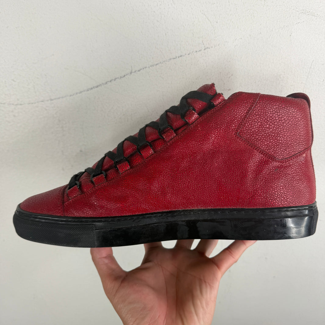 Balenciaga Red Stingray Arena Sneakers