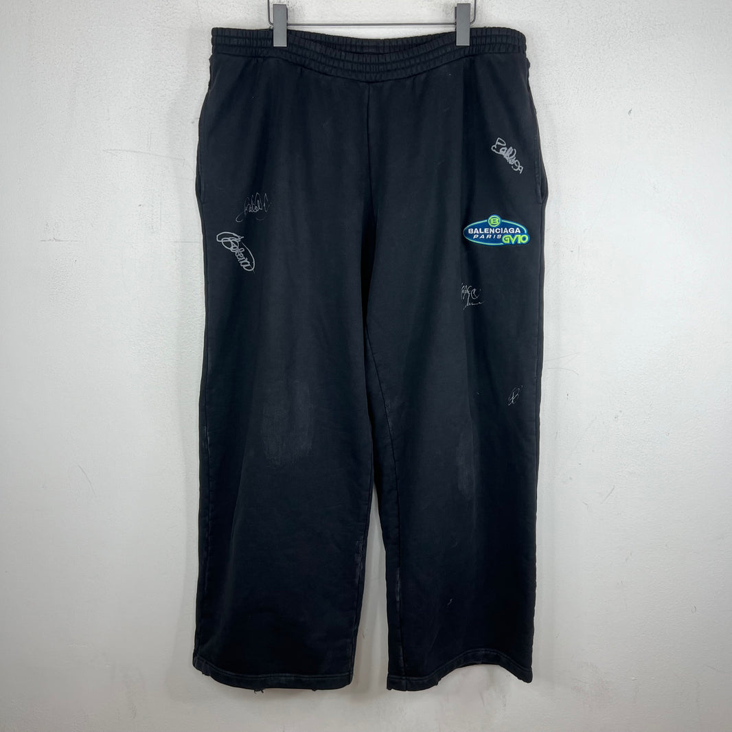 Balenciaga Banana Autograph Baggy Sweatpants