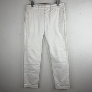 RRL White Herringbone Pants