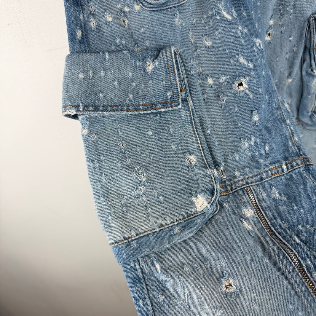 Acne Studios Distressed Double Cargo Pants