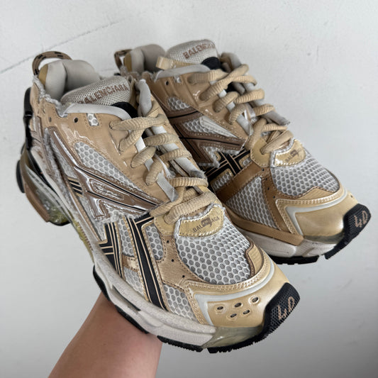 Balenciaga Beige Runner Sneakers