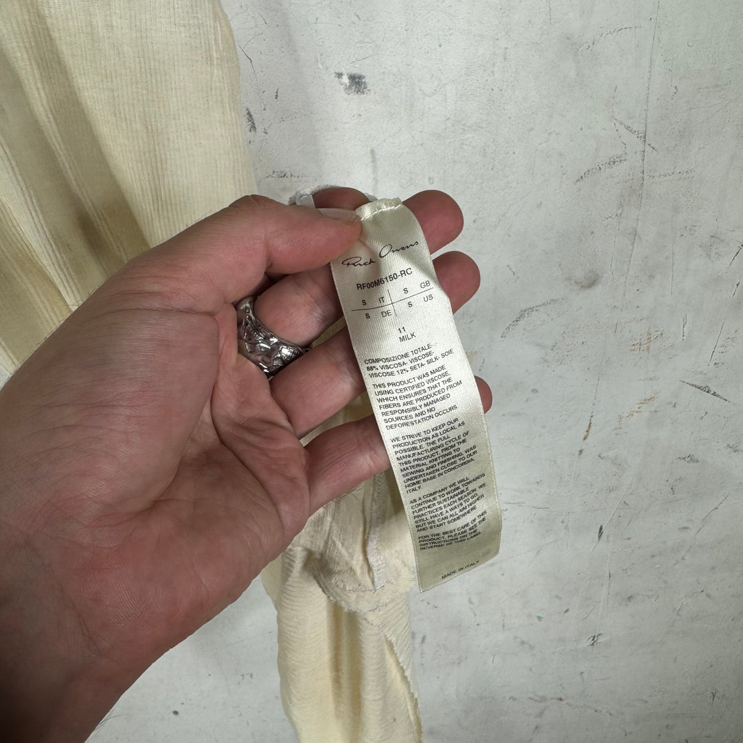 Rick Owens Forever Cream Tank Shirt