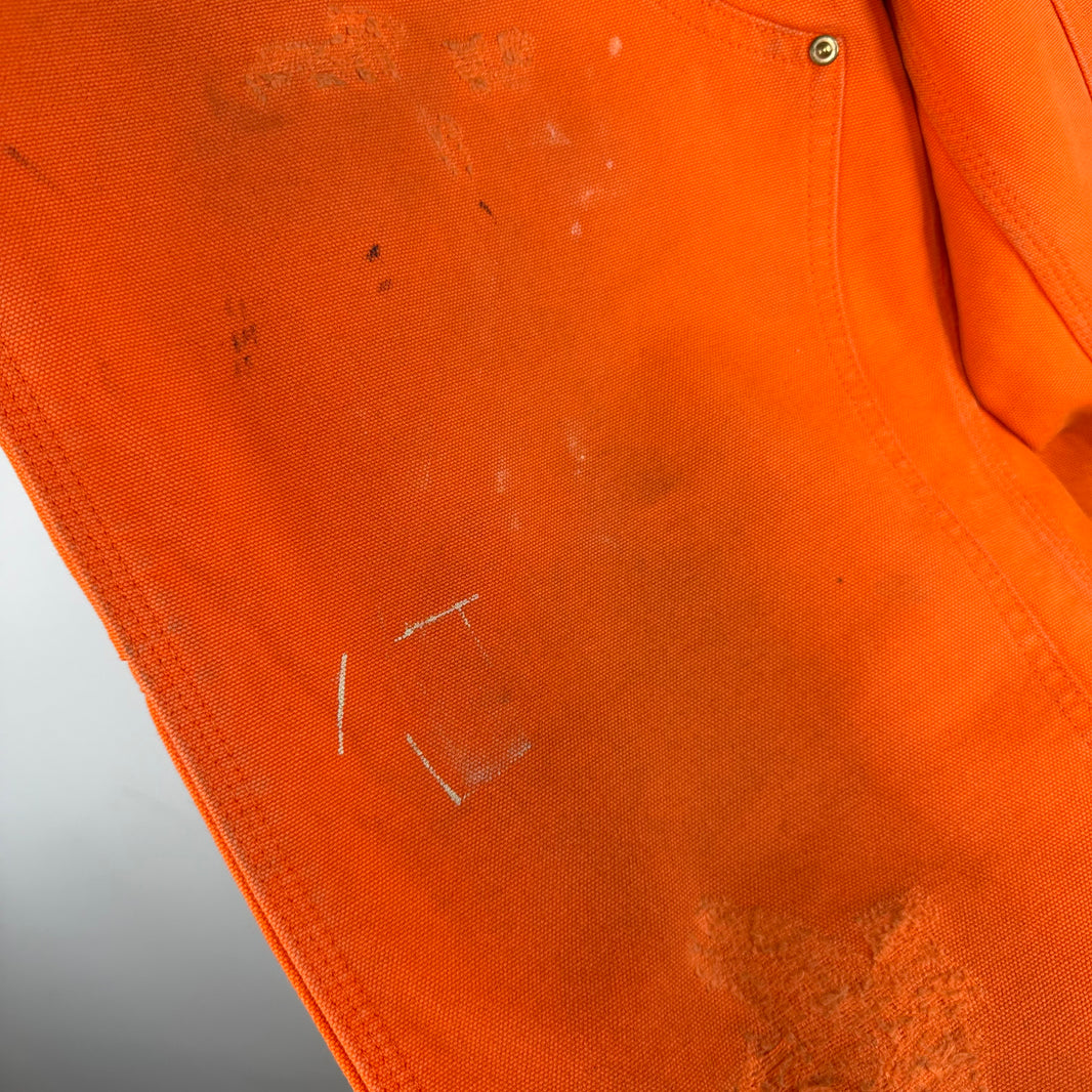 Heron Preston Carhartt Orange Double Knee Dungarees