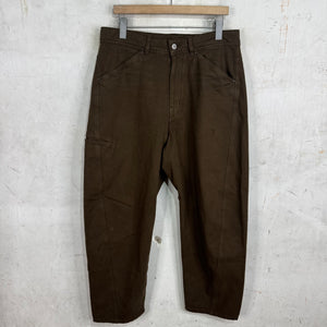 Lemaire Brown Wide Jeans