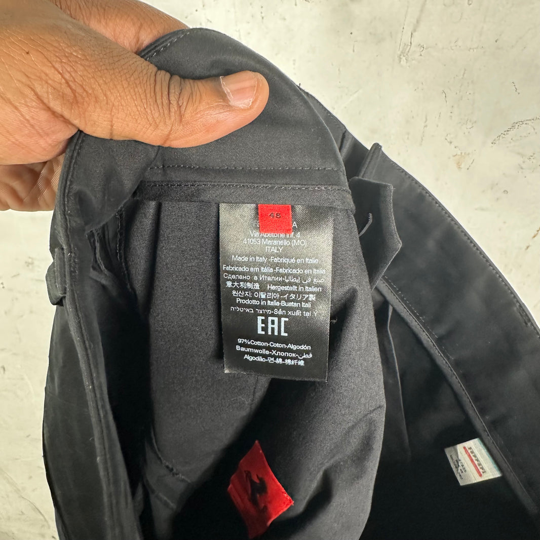 Ferrari Black Emblem Trousers
