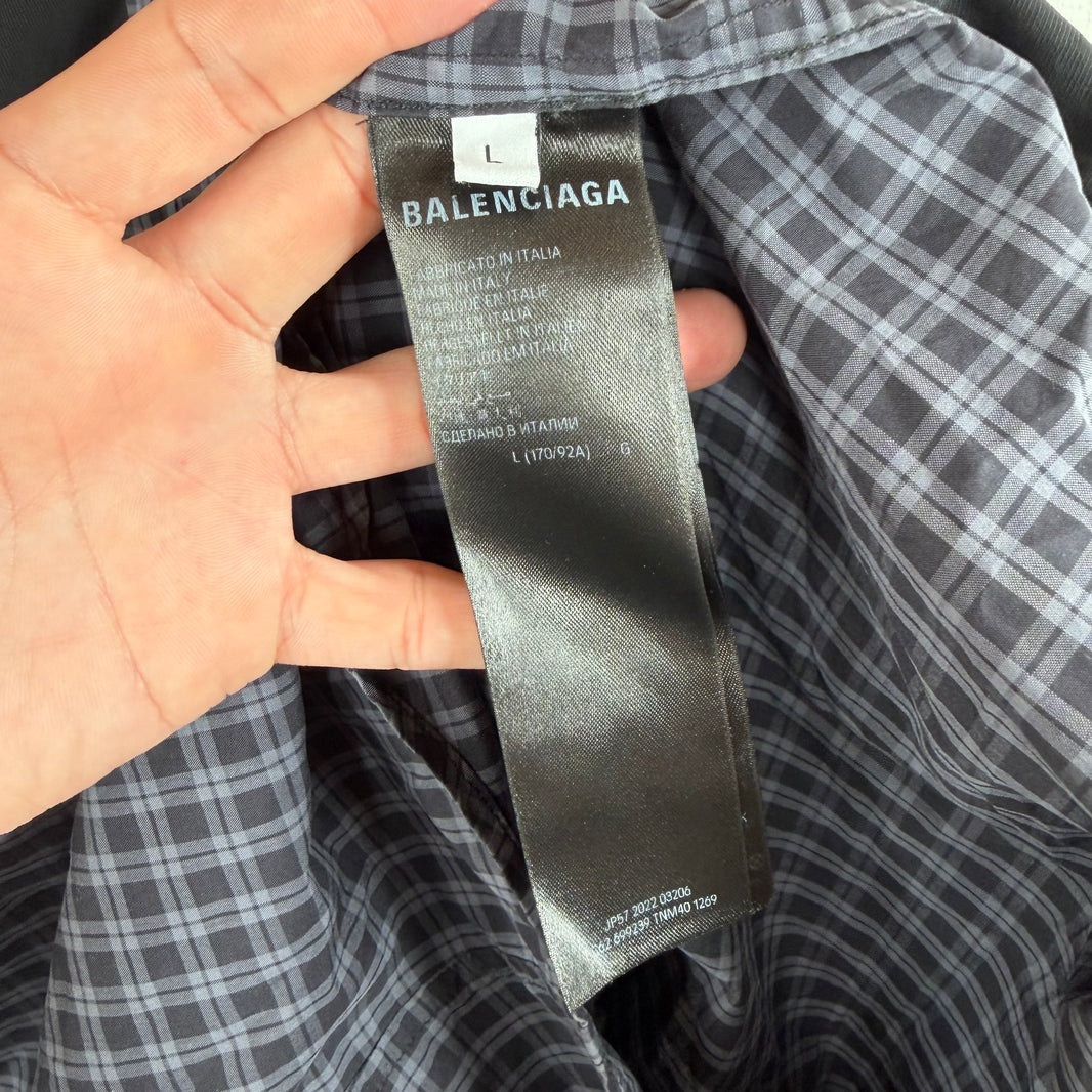 Balenciaga Trompe Flannel Shirt