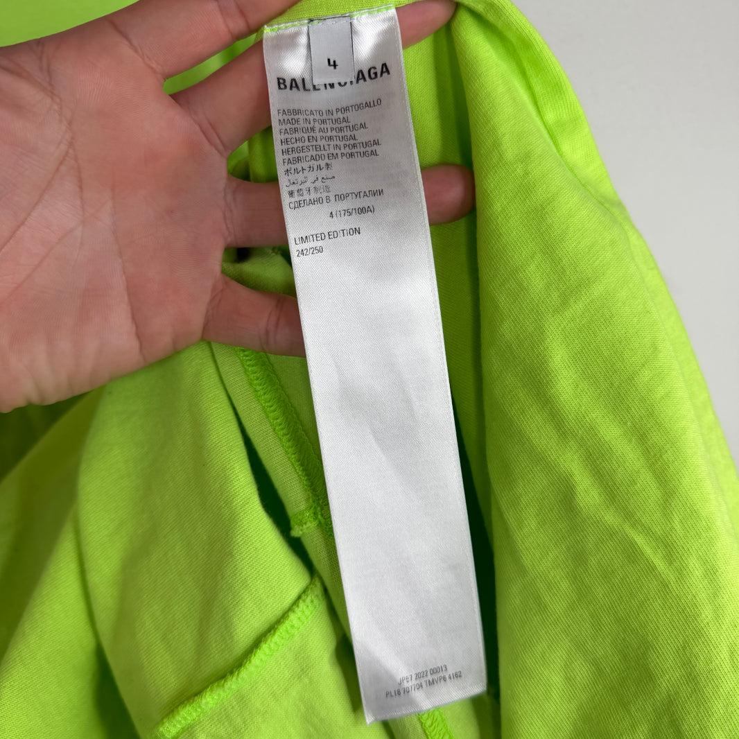 Balenciaga Green Acid Arab Longsleeve T-Shirt