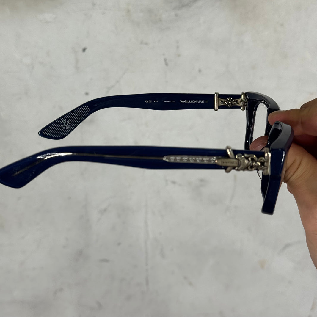 Chrome Hearts Blue Vagillionaire II Glasses