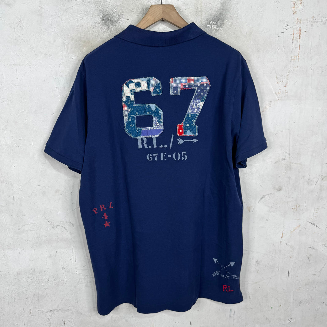 Ralph Lauren Patchwork Stencil 67 Big Pony Polo