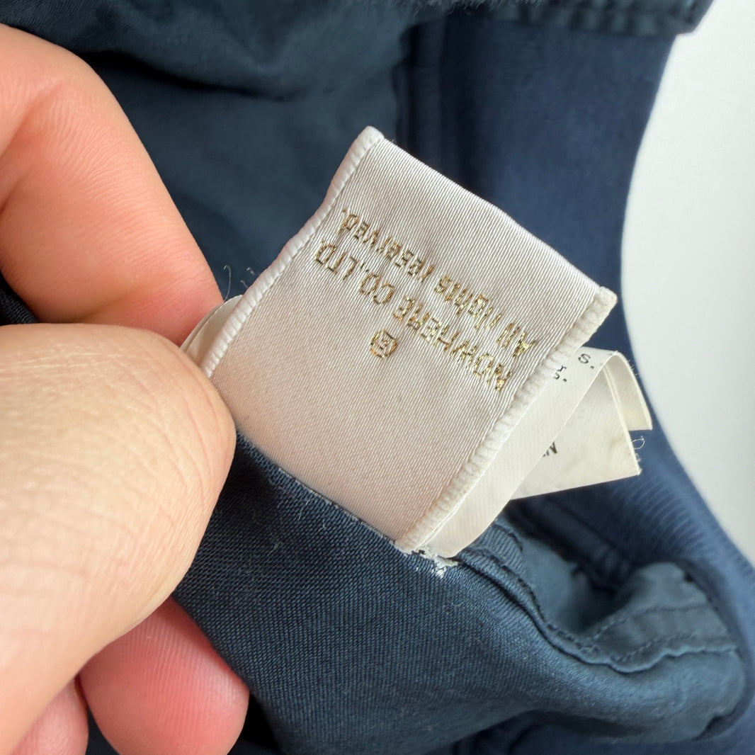 Bape Navy Cotton Varsity Jacket