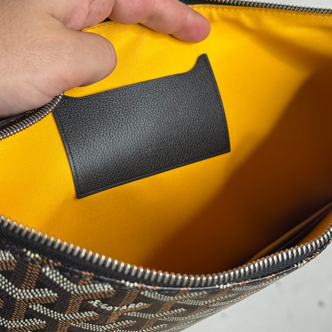 Goyard Black MM Senat Pouch