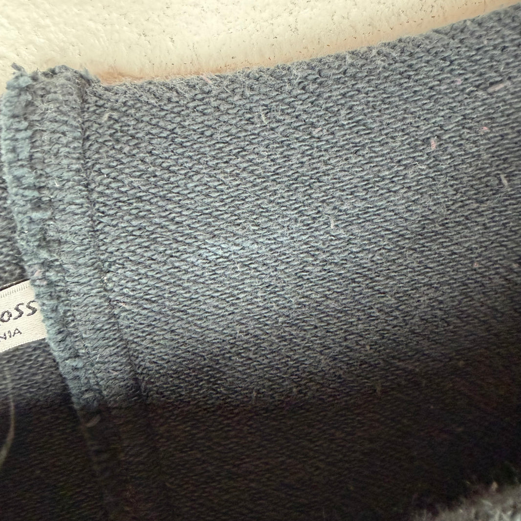 Greg Ross Cropped Gray/Red Sweater