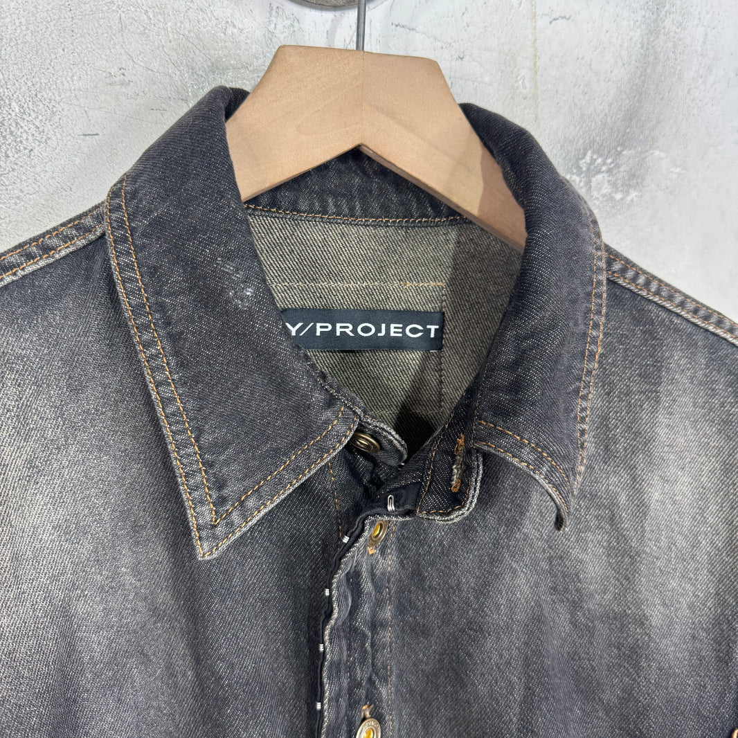 YProject Denim Charcoal Shirt