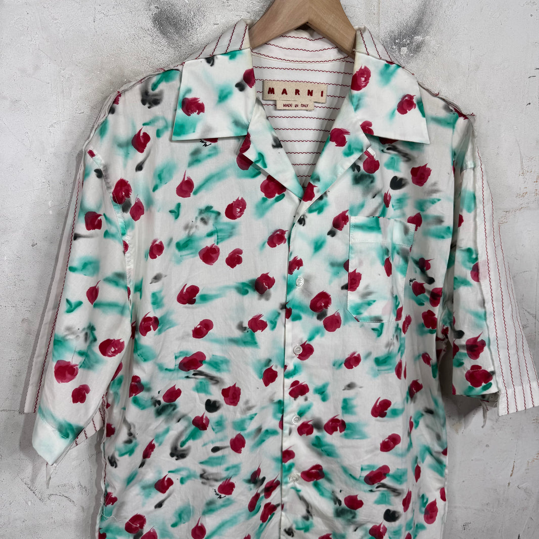 Marni Camp Collar Button-Up Shirt