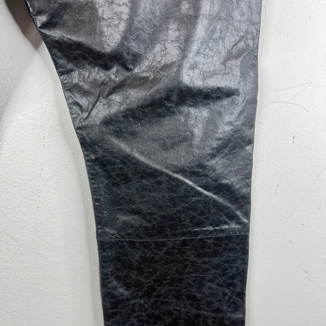 424 Paper Leather Jeans