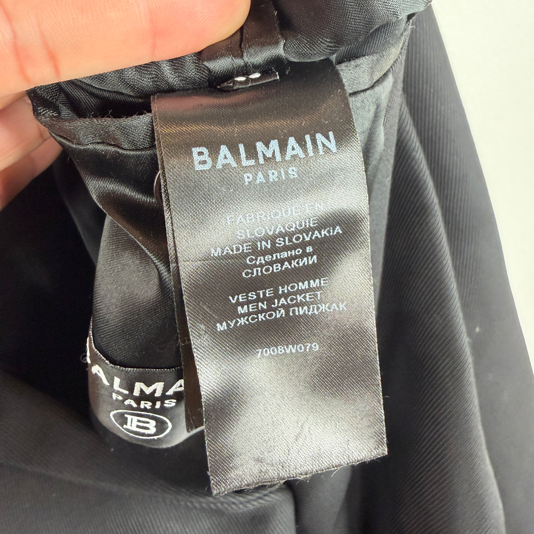 Balmain Double Breasted Blazer Jacket