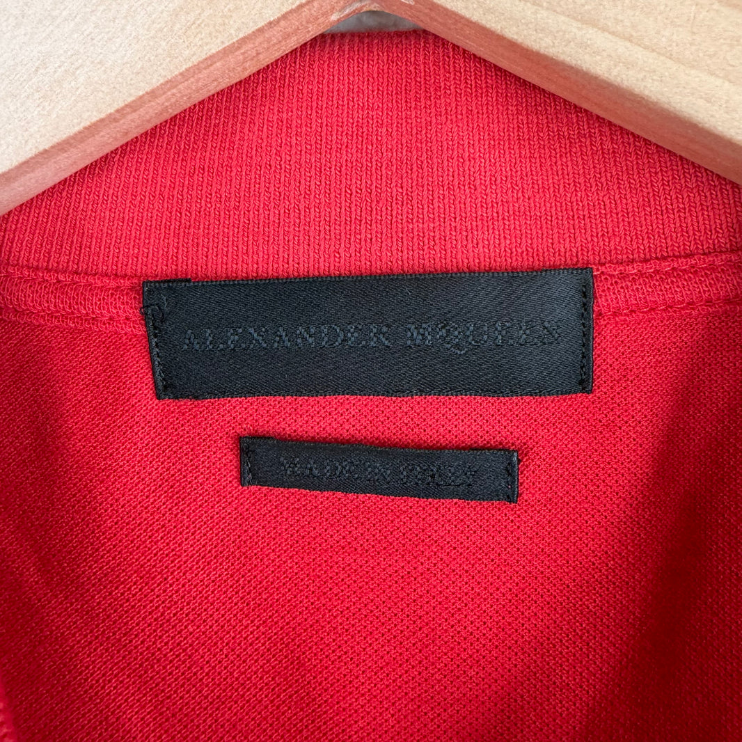 Alexander McQueen Spike Button Polo Shirt