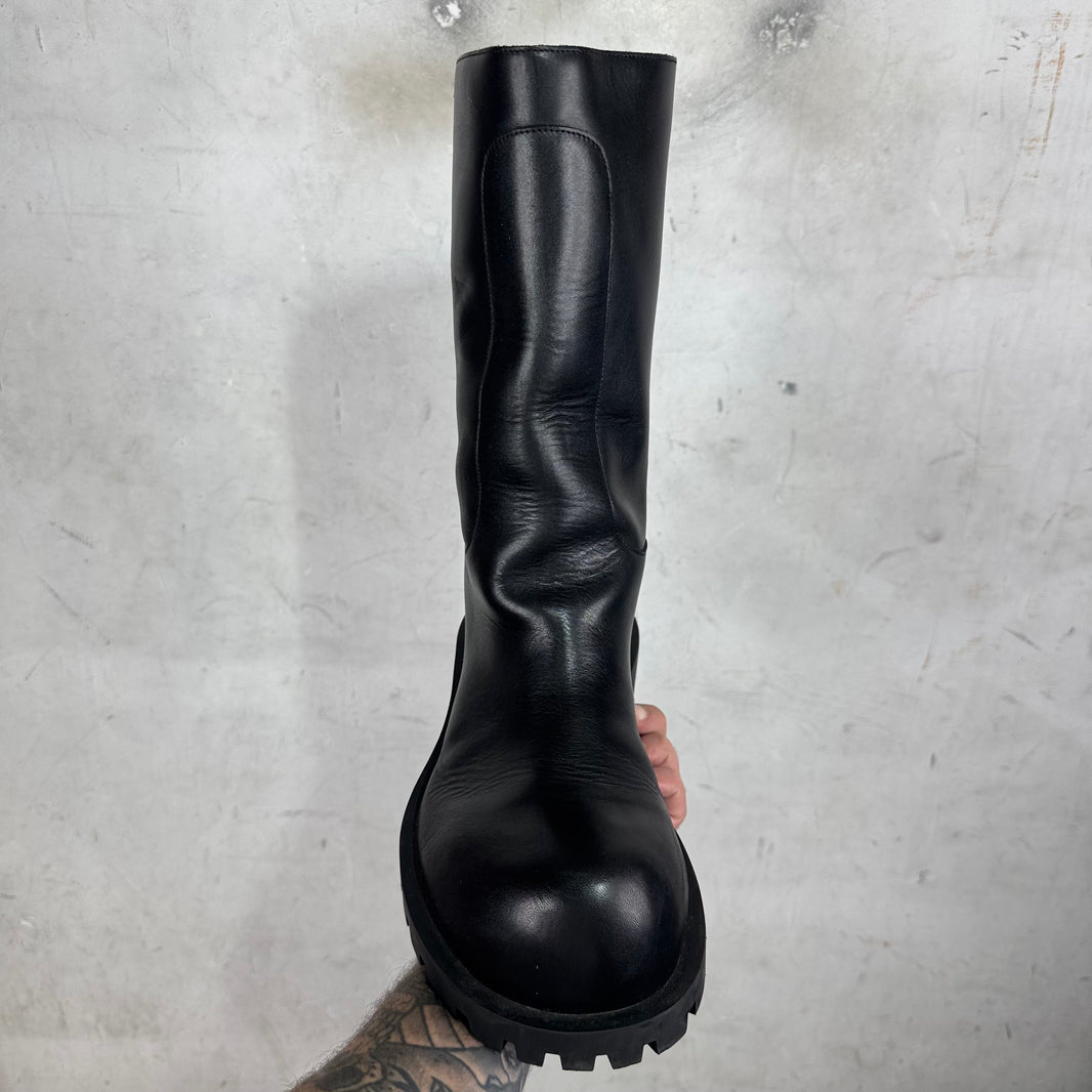 Balenciaga Leather Hummer Booties