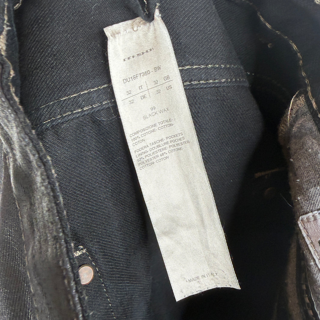 DRKSHDW Waxed Detroit Jeans