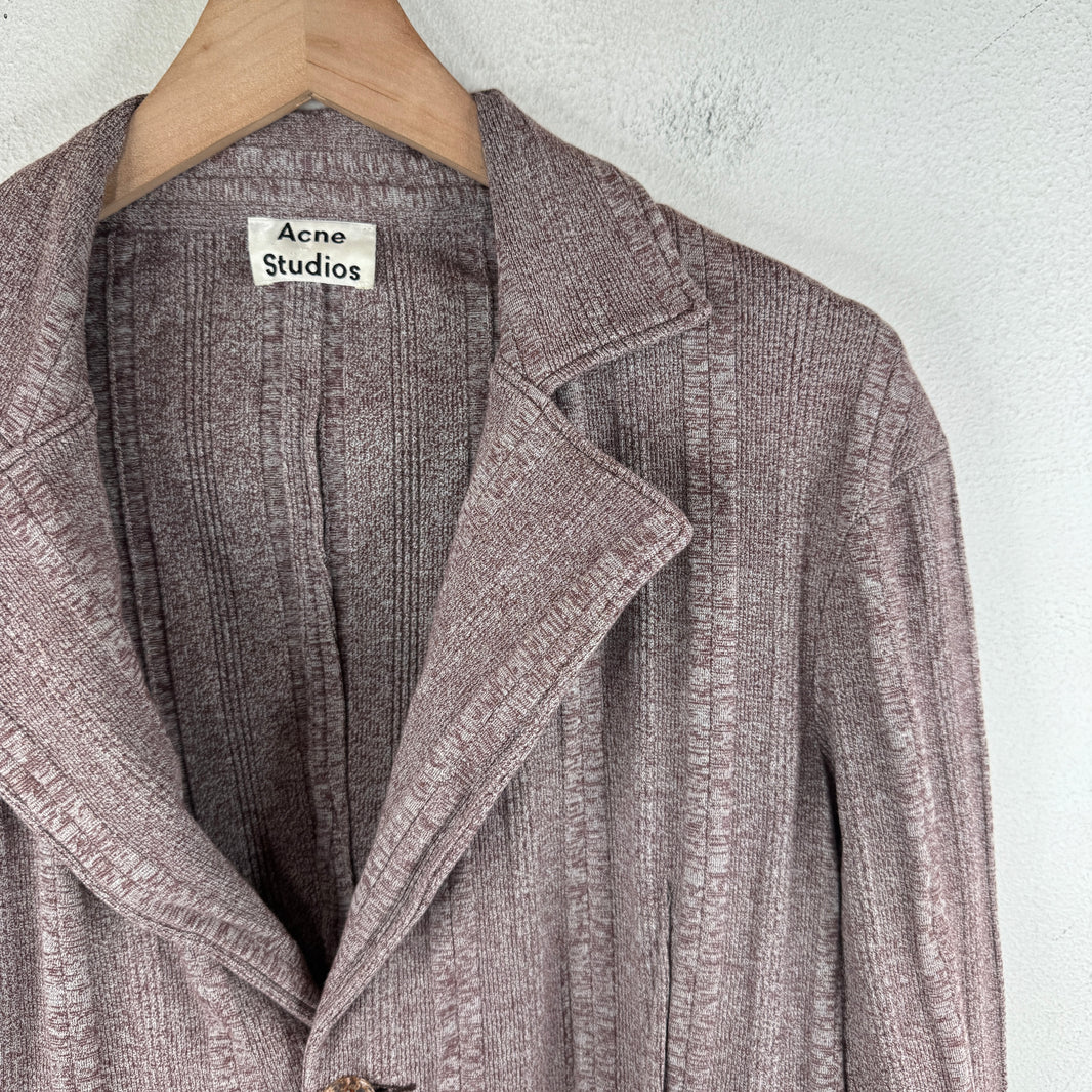 Acne Studios Pink Knit Blazer