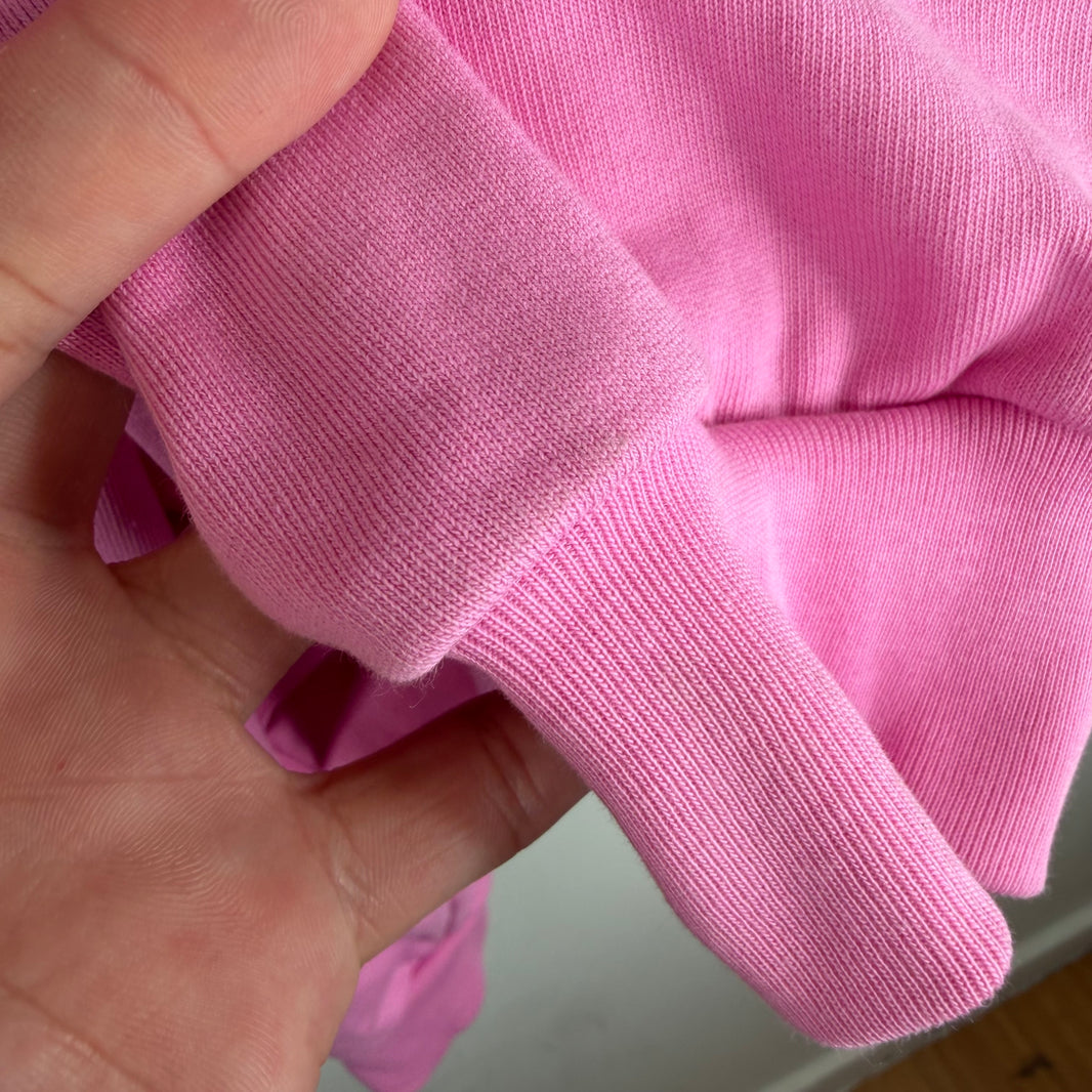 Balenciaga Pink Soccer Zip Hoodie