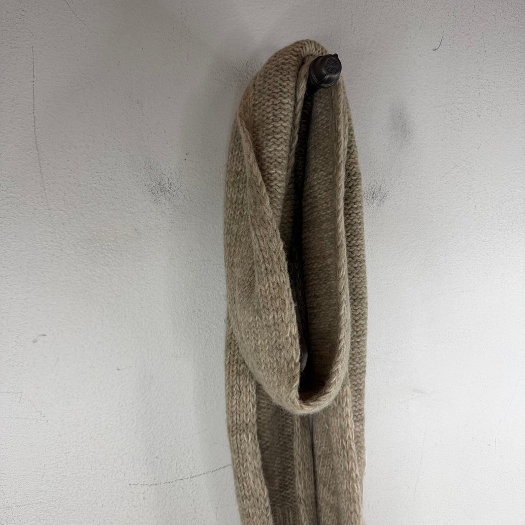 Margiela Beige Knit Scarf