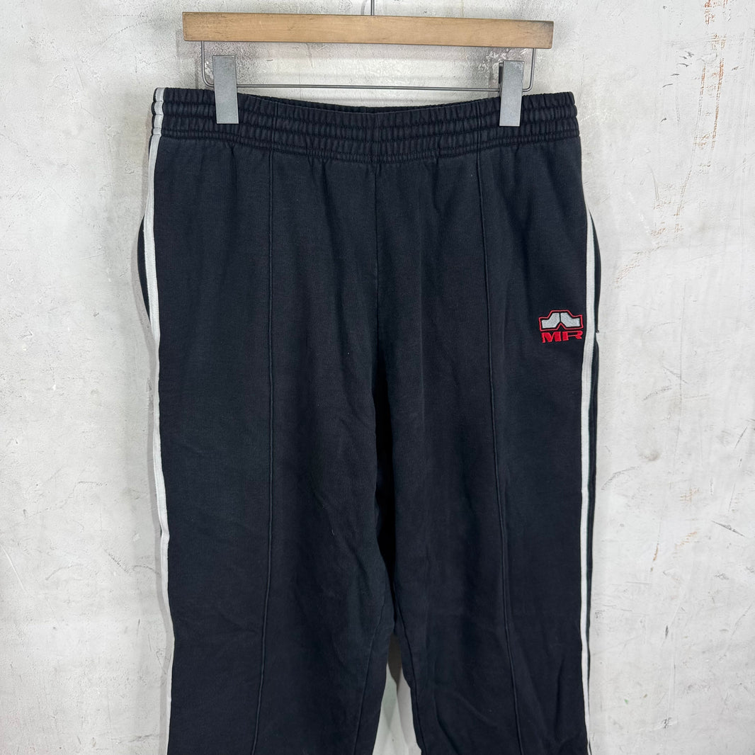 Martine Rose Black Side Stripe Sweatpants