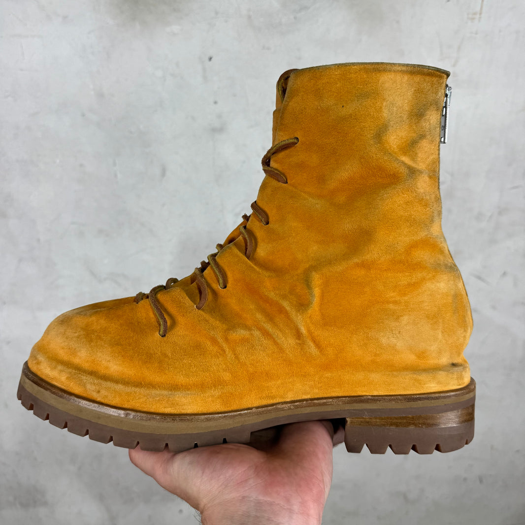 424 Suede Laced Marathon Boots