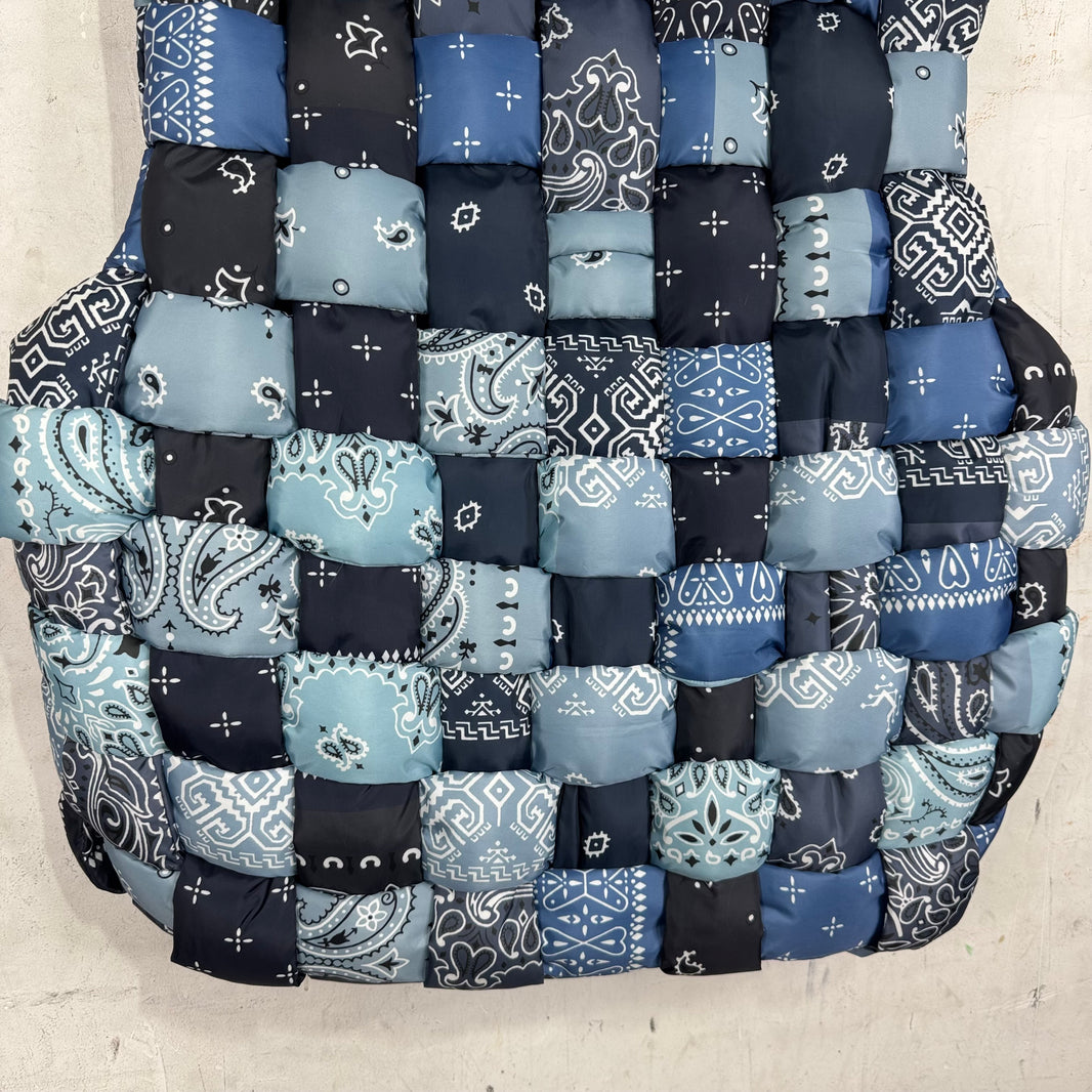 Kapital Blue Keel Woven Vest