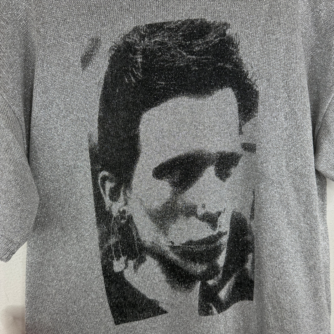 Raf Simons Pierced Man Scarf Knit Sweater