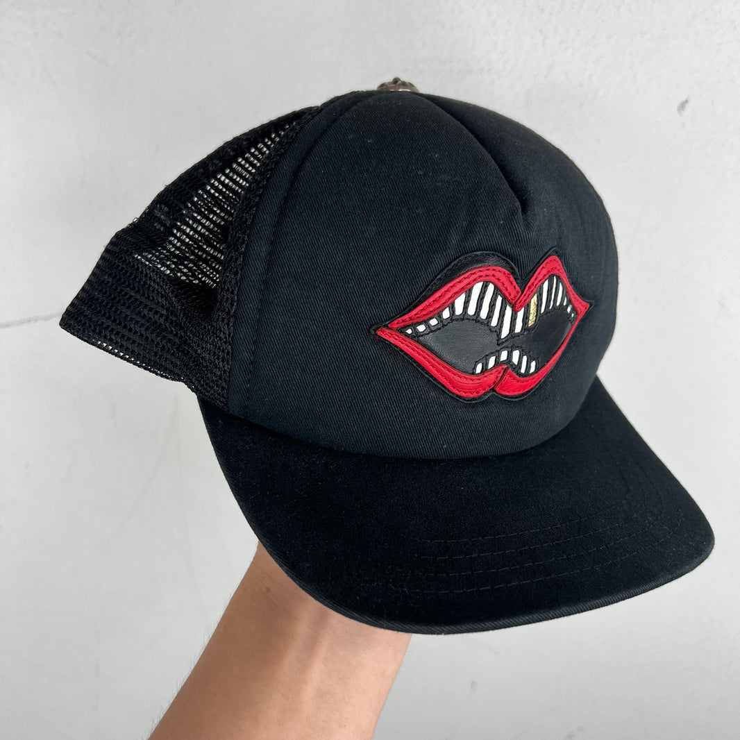 Chrome Hearts Leather Patch Chomper Hat