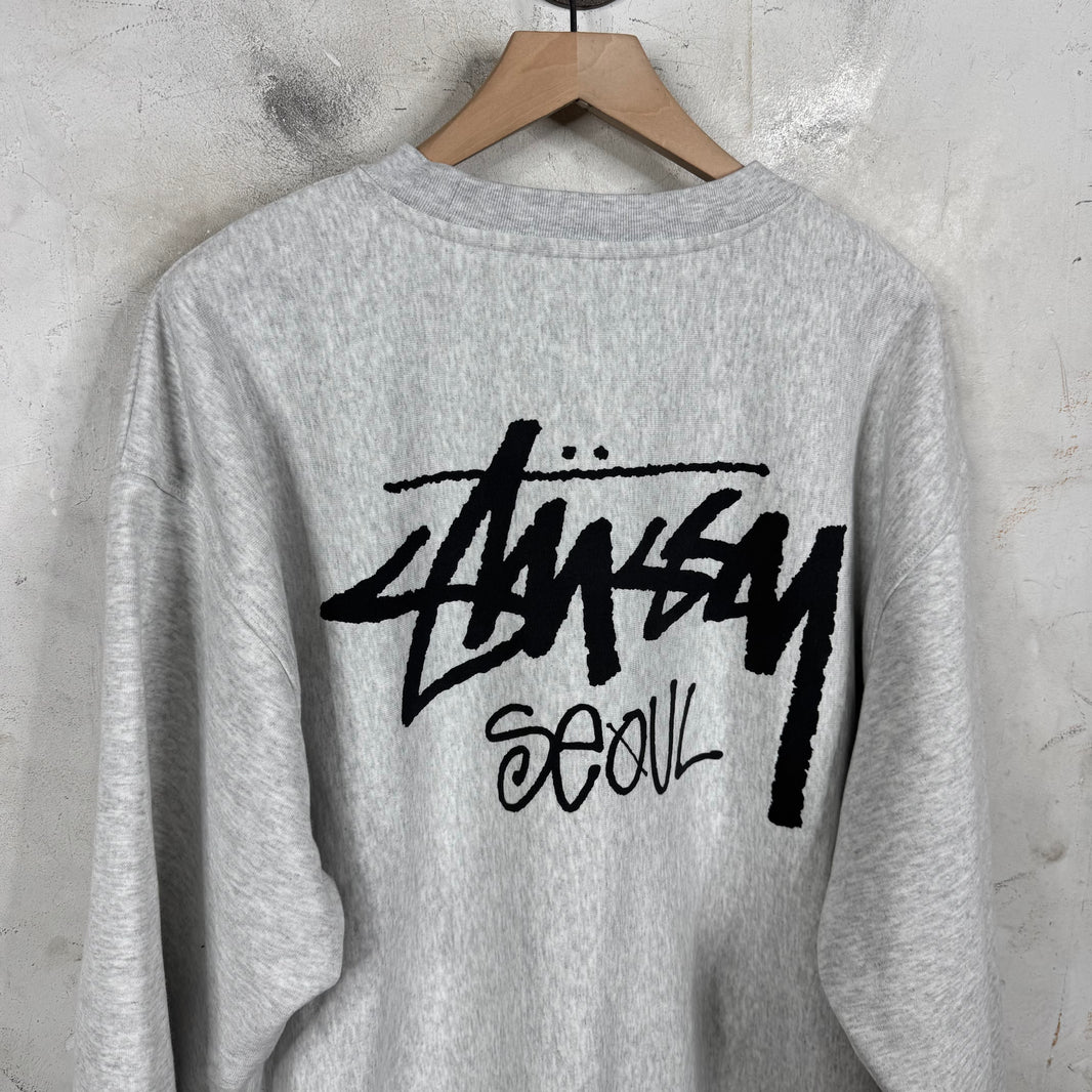 Stussy Seoul Logo Crewneck