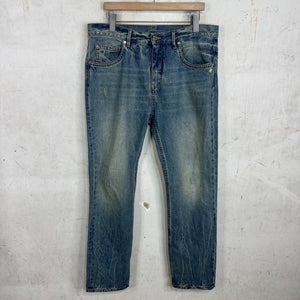 Helmut Lang Wrinkle Wash Light Jeans