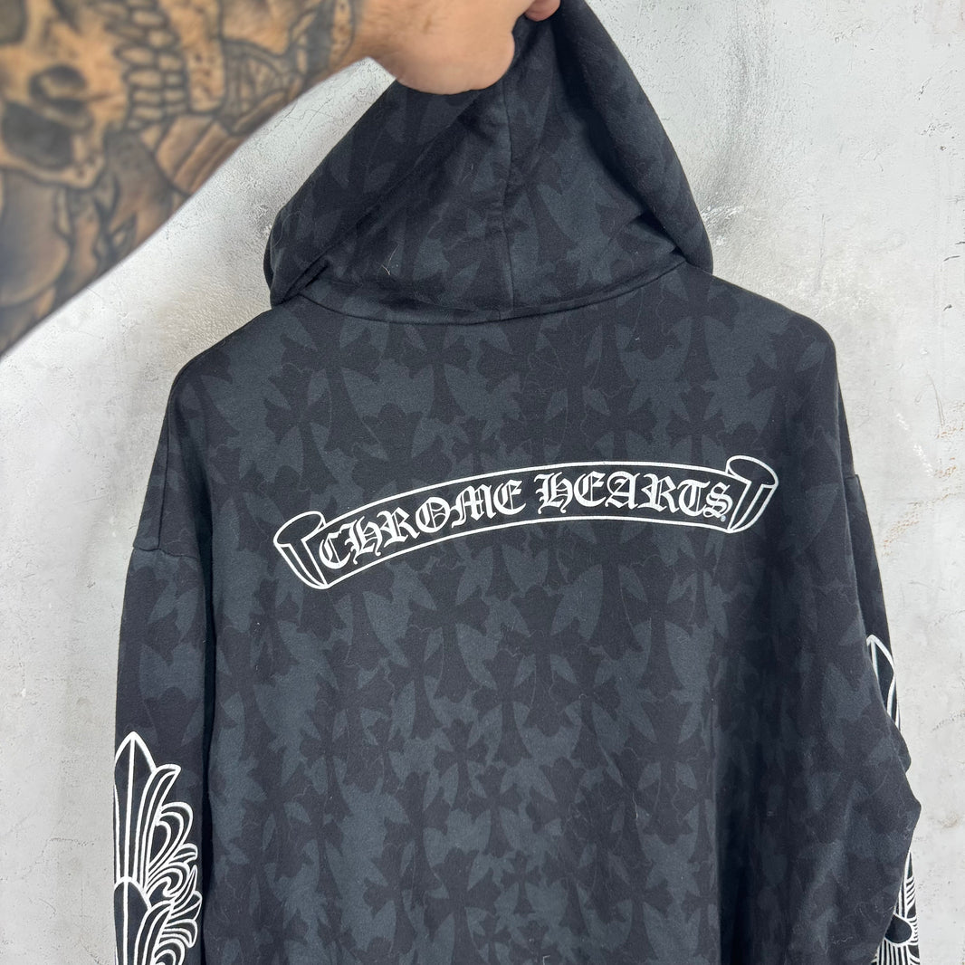 Chrome Hearts Cemetery Floral Hoodie
