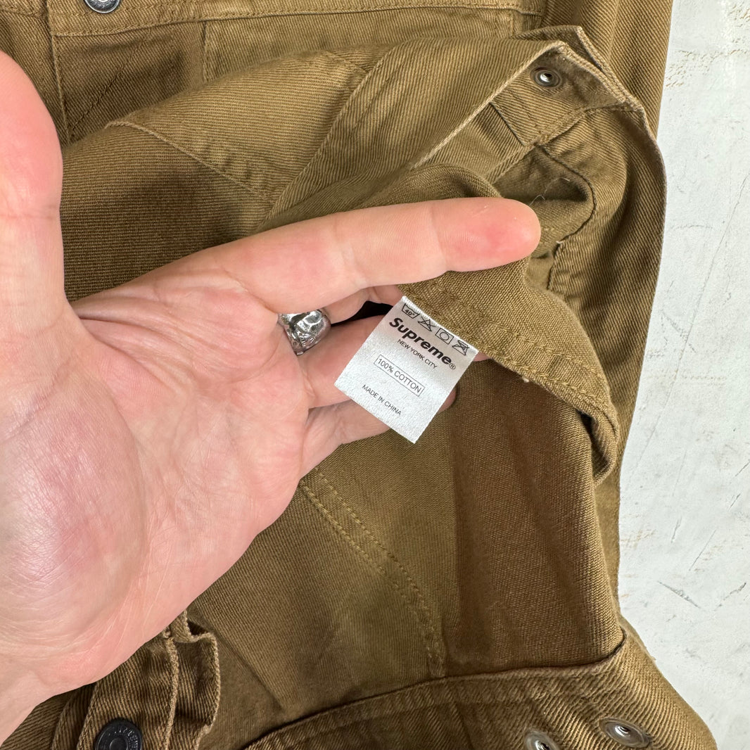 Supreme Light Brown Trucker Jacket