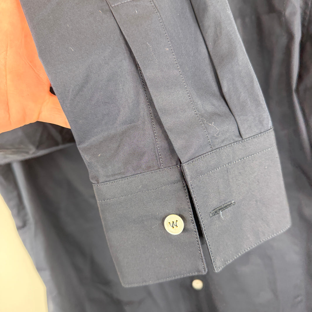 Jil Sander Navy Button Up LS Shirt