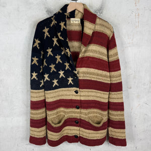 Ralph Lauren Denim & Supply American Flag Shawl Cardigan