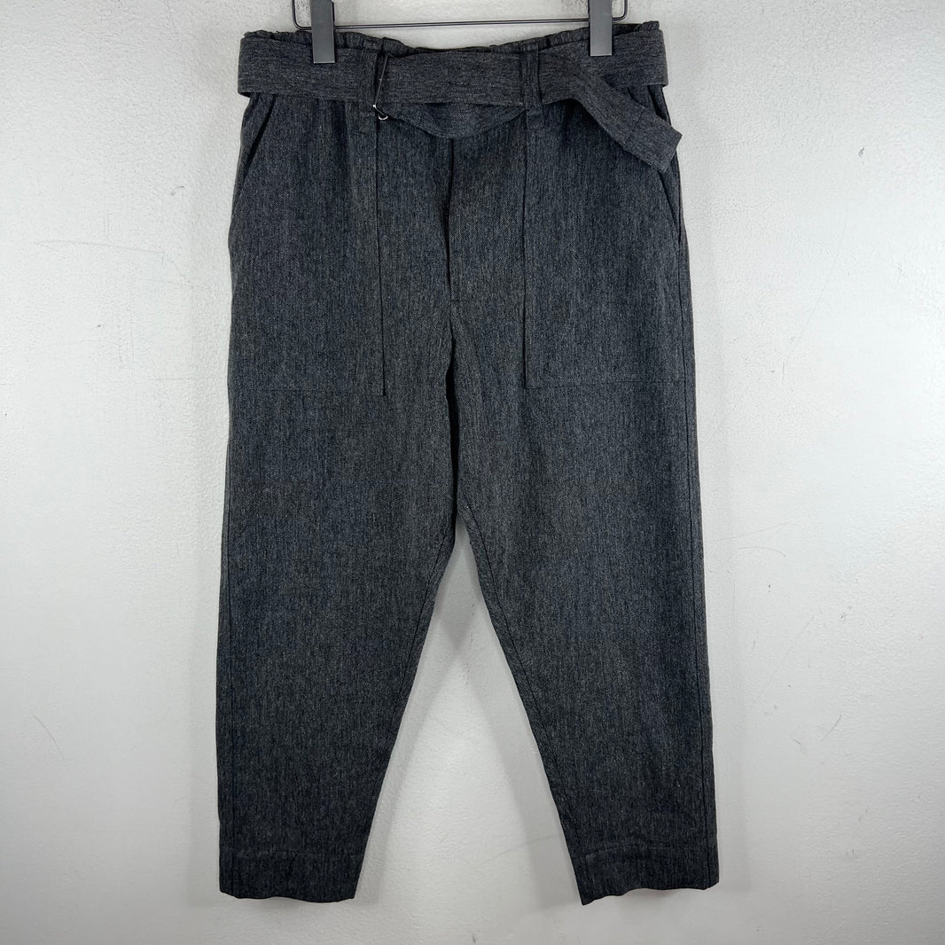 Issey Miyake Belted Wool Trousers