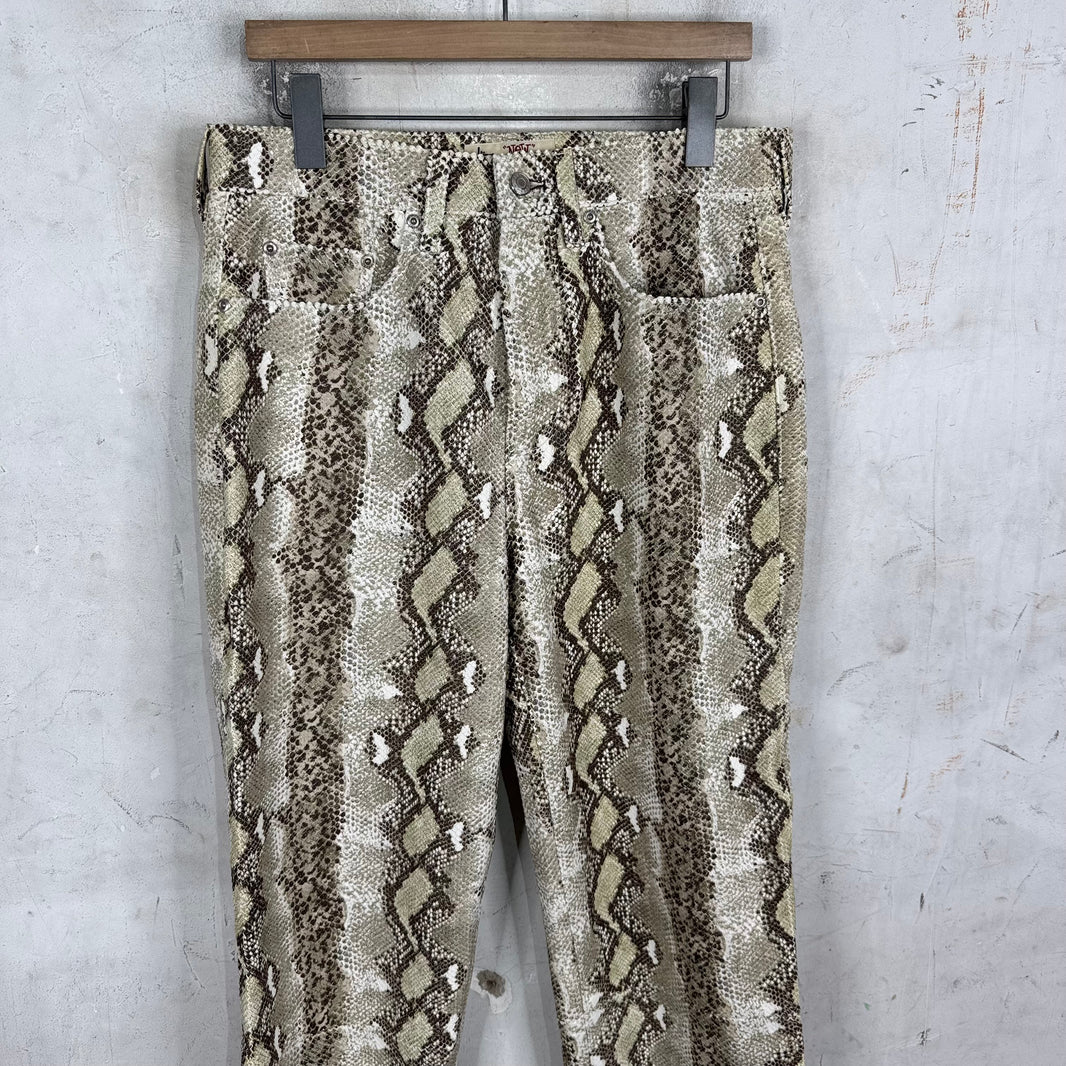 Stussy Snakeskin Leather Pants