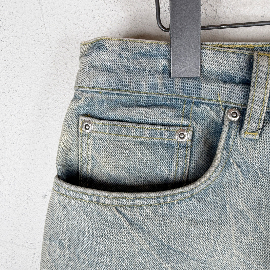 Stussy Light Wash Jean Shorts