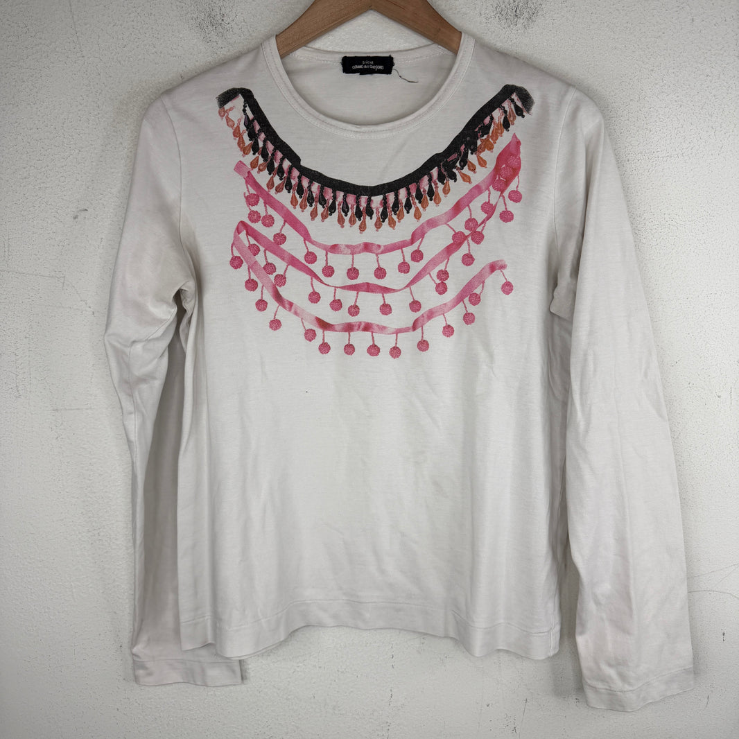 CDG Tricot Necklaces LS T-Shirt