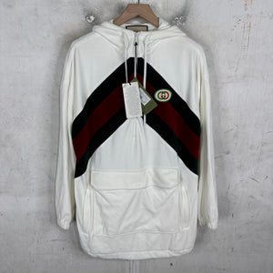 Gucci Velour Web Stripe Anorak