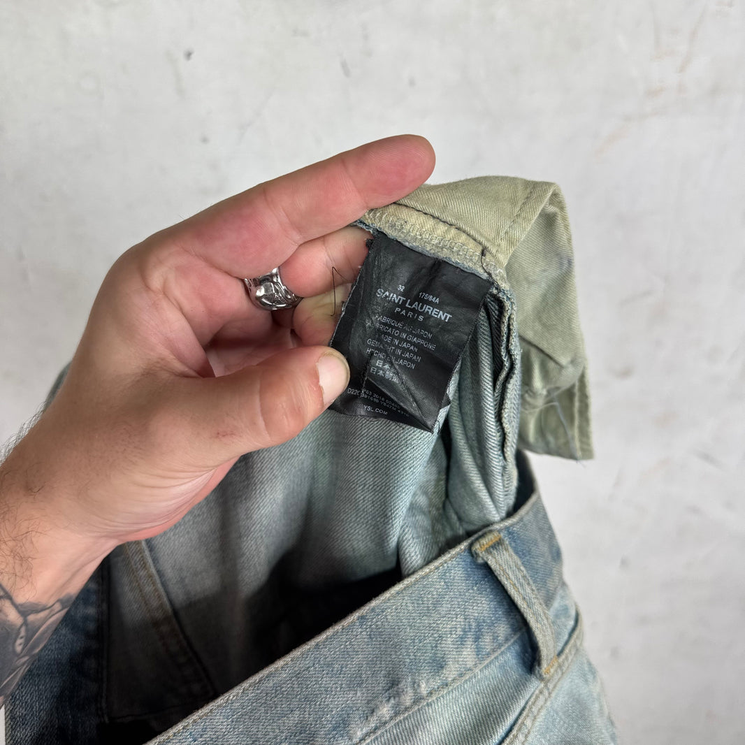 Saint Laurent D02 Crash Denim