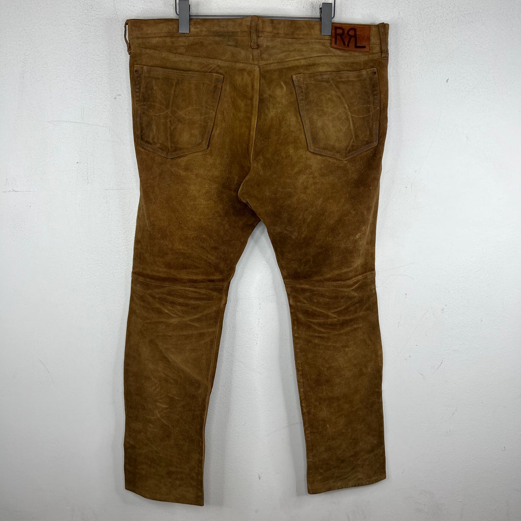 RRL Roughtout Suede Jeans