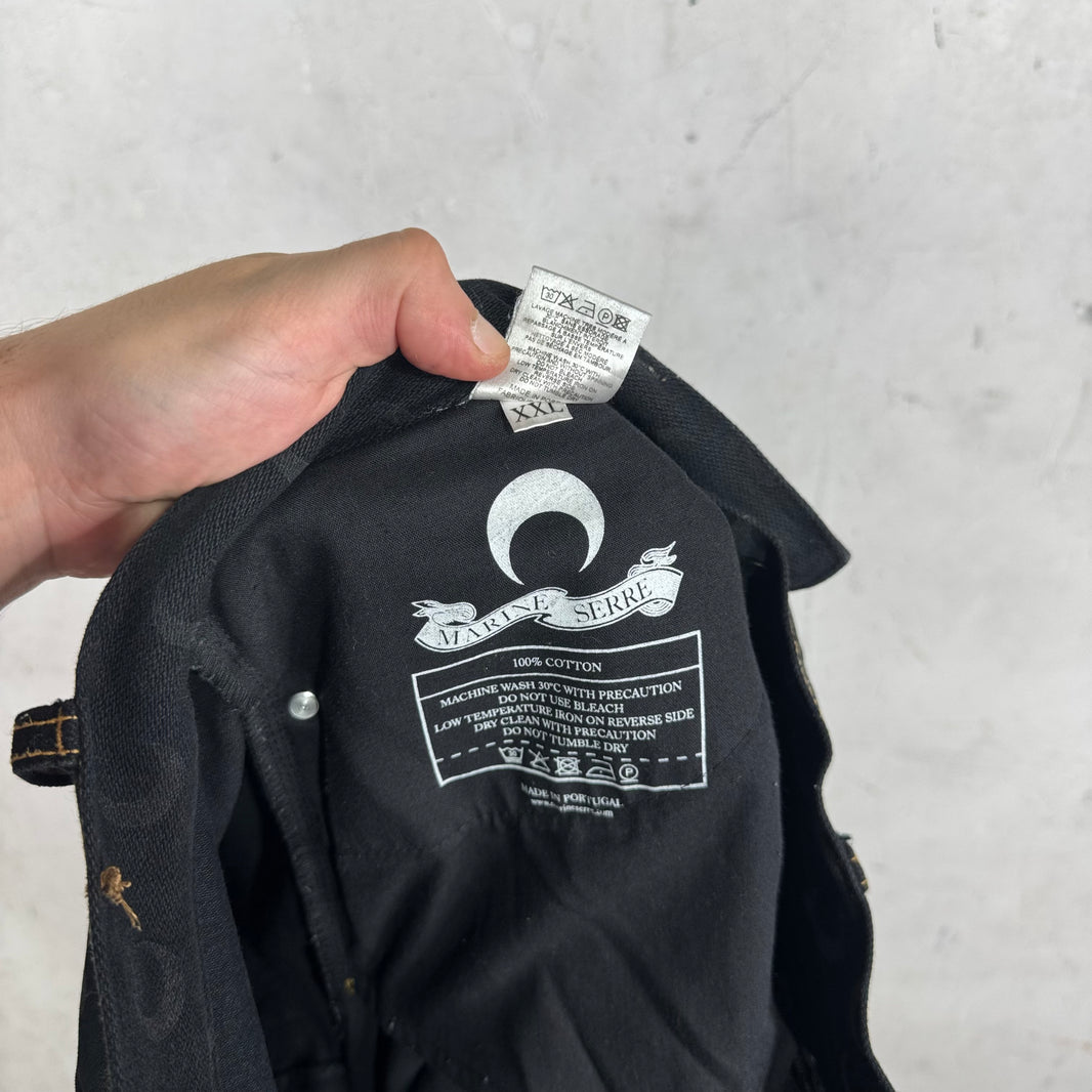 Marine Serre Patchwork Monogram Baggy Jeans