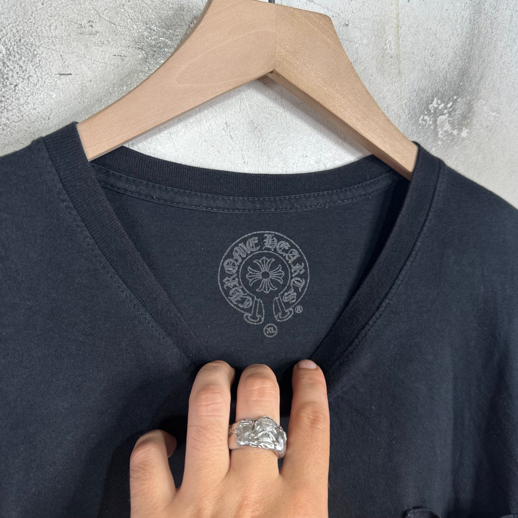 Chrome Hearts Striped Dagger Vine T-Shirt