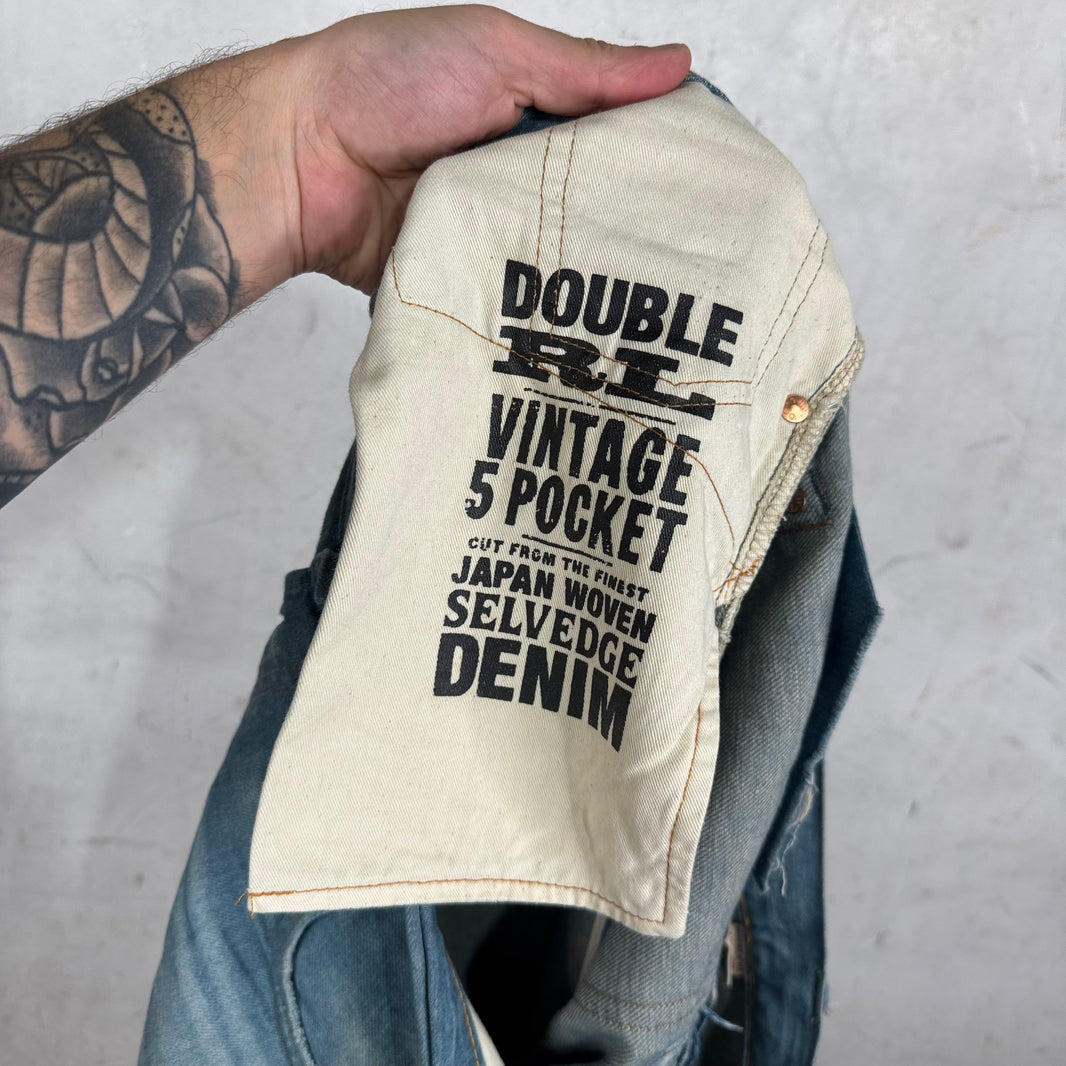 RRL Repaired Lightwash 5 Pocket Jeans