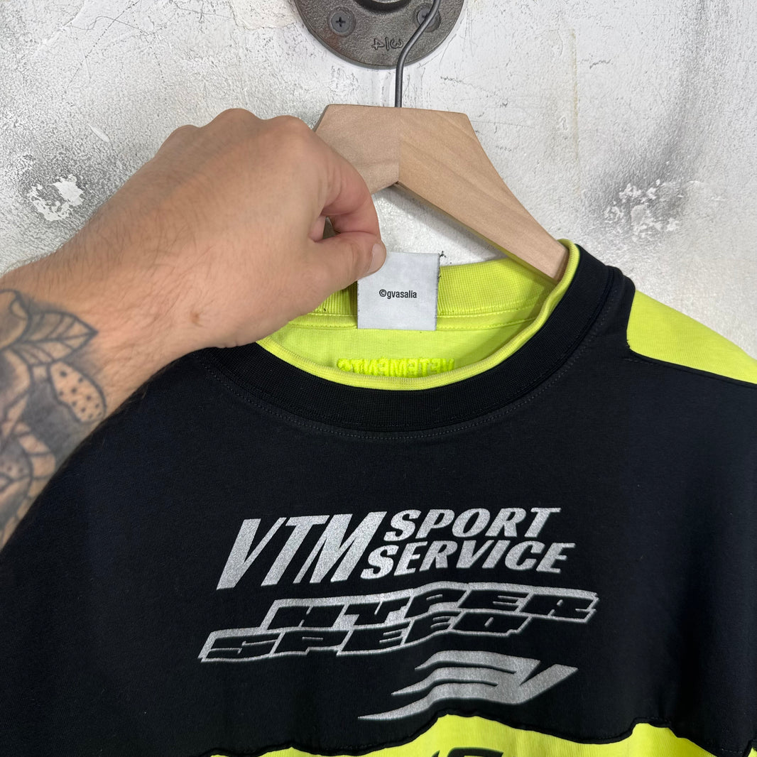 Vetements Neon/Black Rebuilt LS T-Shirt