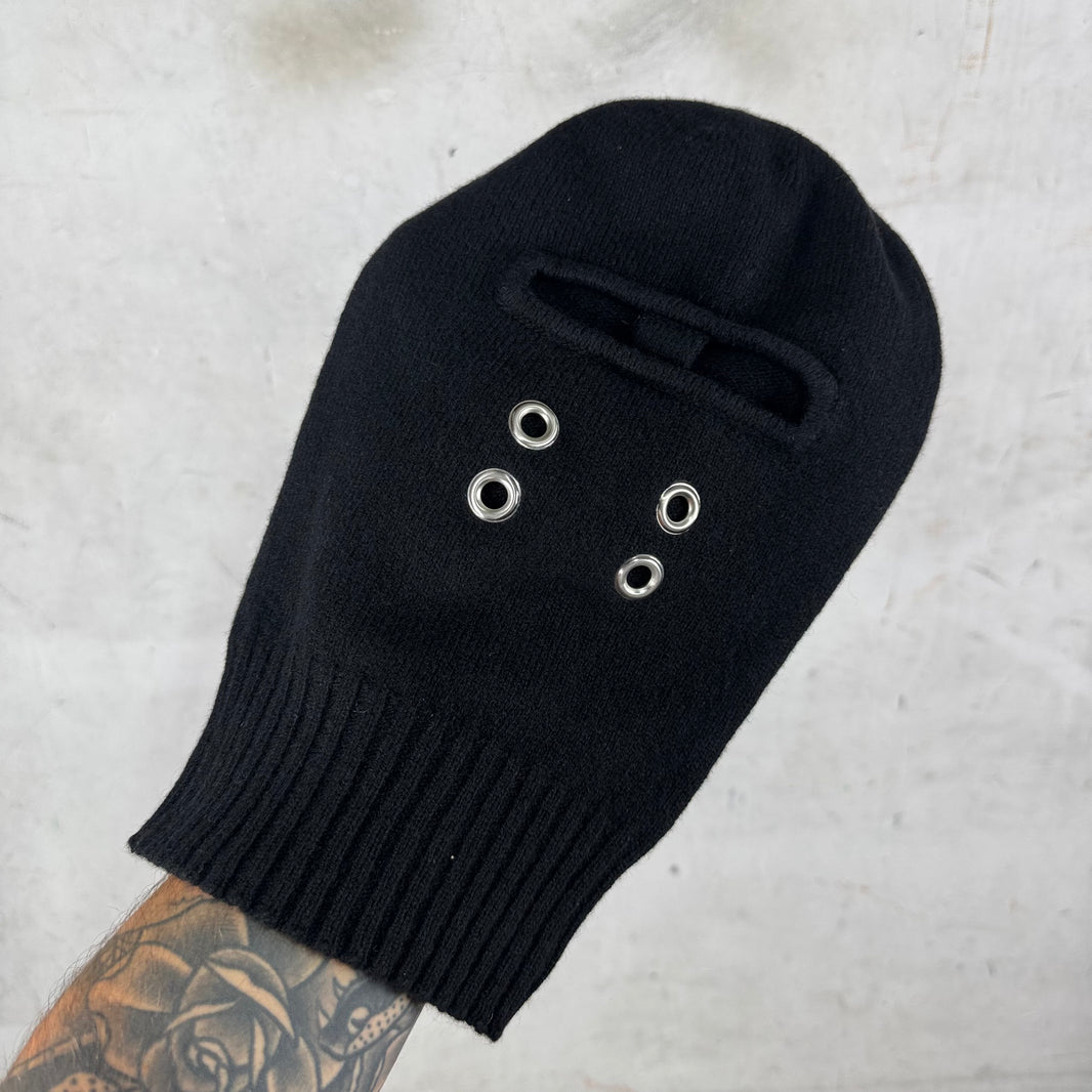 Rick Owens Grommet Knit Balaclava