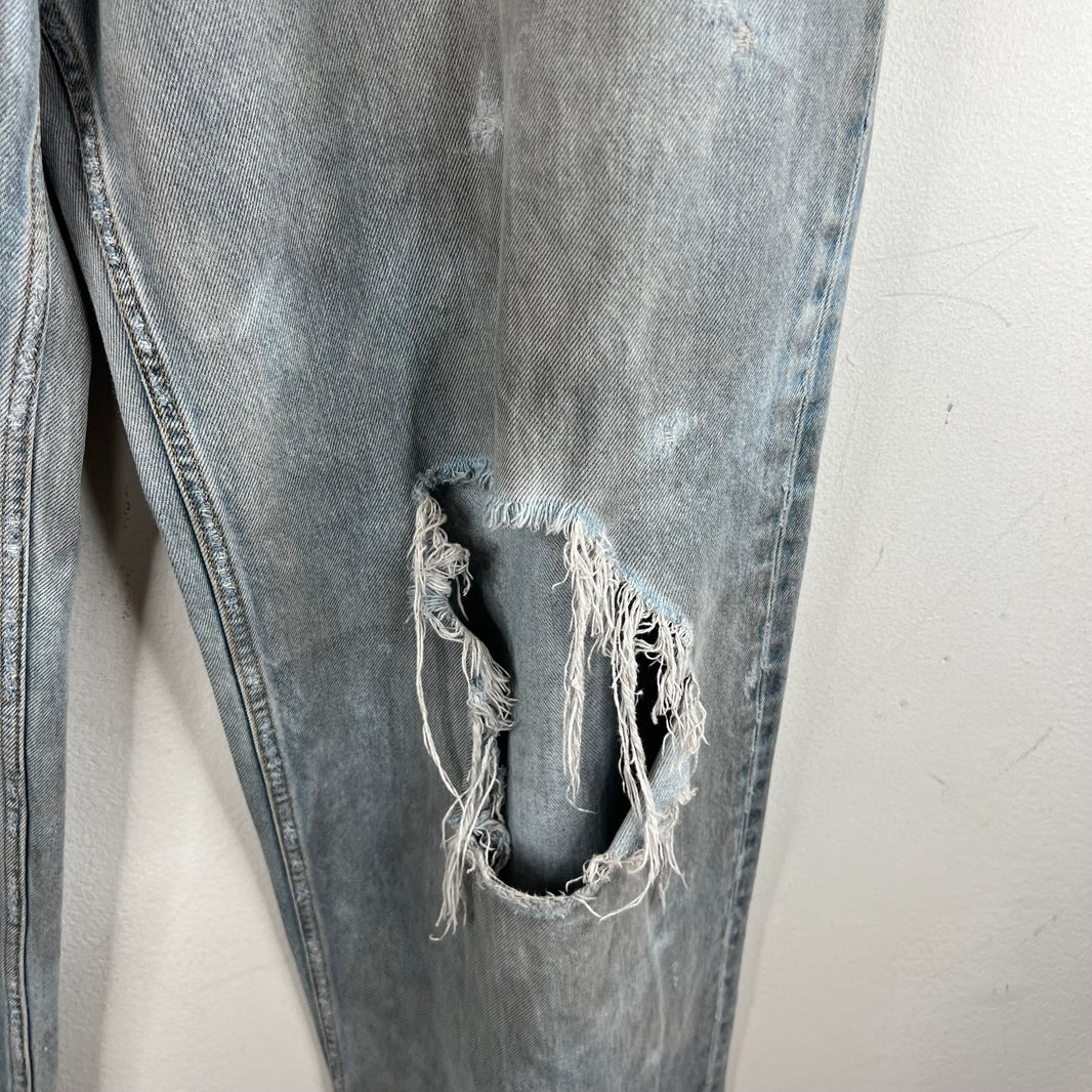 Balenciaga Front Pocket Distressed Denim jeans